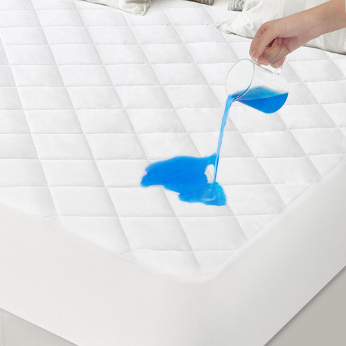 Queen Mattress Pad, Queen Mattress Protector Quilted Waterproof, Breathable Soft Queen Size Mattress Cover Fitted, Mattress Topper with Deep Pocket Fitted Up to 20 Inch, Noiseless White Queen Mattress Pad, Queen Mattress Protector Quilted Waterproof, Breathable Soft Queen Size Mattress Cover Fitted, Mattress Topper with Deep Pocket Fitted Up to 20 Inch, Noiseless White
