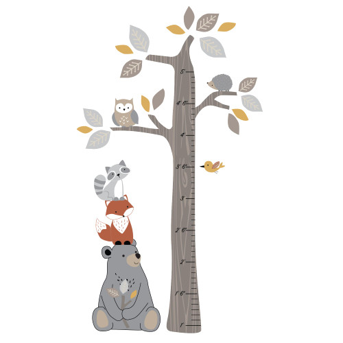 Lambs & Ivy Woodland Forest Tree with Animals Kids Growth Chart Wall Decals Lambs & Ivy Woodland Forest Tree with Animals Kids Growth Chart Wall Decals