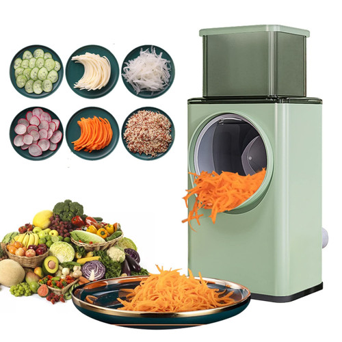 OUSIKA Manual Vegetable Cutter Slicer Multifuncional Chopper Potato Carrot Veget Graters Round Slicer Kitchen Gadgets Cheese Shredder Slicers