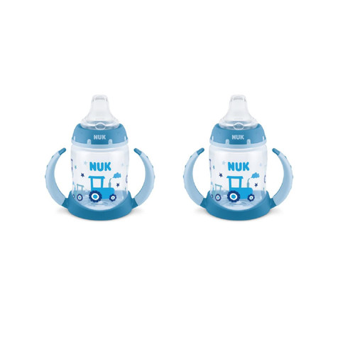 NUK Silicone Learner Cup Sea Creatures -Boys,5-Ounce (2 Count)