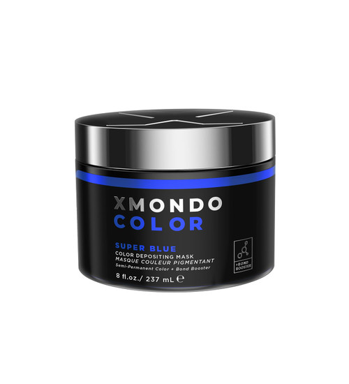 XMONDO Hair Color Super Blue Hair Healing Semi Permanent Color | Vegan Formula with Hyaluronic Acid to Retain Moisture, Vegetable Proteins to Revitalize, and Bond Boosting Technology, 8 Fl Oz 1-Pack XMONDO Hair Color Super Blue Hair Healing Semi Permanent Color | Vegan Formula with Hyaluronic Acid to Retain Moisture, Vegetable Proteins to Revitalize, and Bond Boosting Technology, 8 Fl Oz 1-Pack