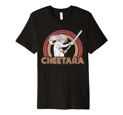 ThunderCats Cheetara Retro Rainbow Premium T-Shirt