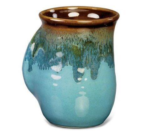 Handwarmer Mug - Ocean Tide - Left Handed