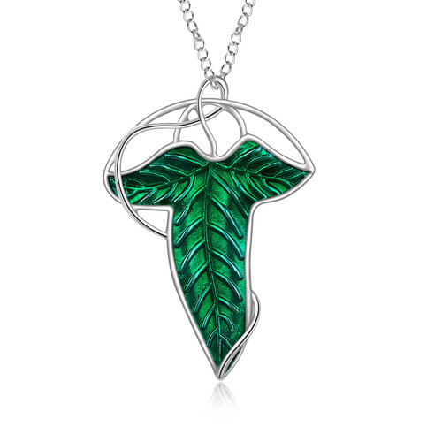 HELORET Elven Leaf Pendant Legolas Necklace for Women Men Elven Leaf Pins Brooch Lord of The Ring Pendant Necklace Elvish Leaf Jewelry for Women HELORET Elven Leaf Pendant Legolas Necklace for Women Men Elven Leaf Pins Brooch Lord of The Ring Pendant Necklace Elvish Leaf Jewelry for Women