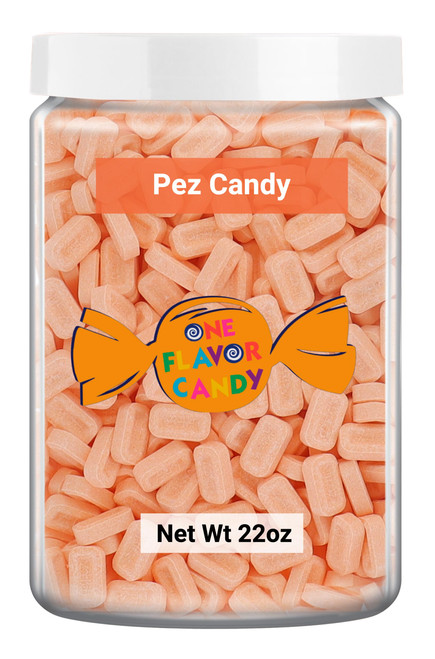 One Flavor Candy Pez Candy Refill Bulk Loose Unwrapped (Orange, 22oz) One Flavor Candy Pez Candy Refill Bulk Loose Unwrapped (Orange, 22oz)