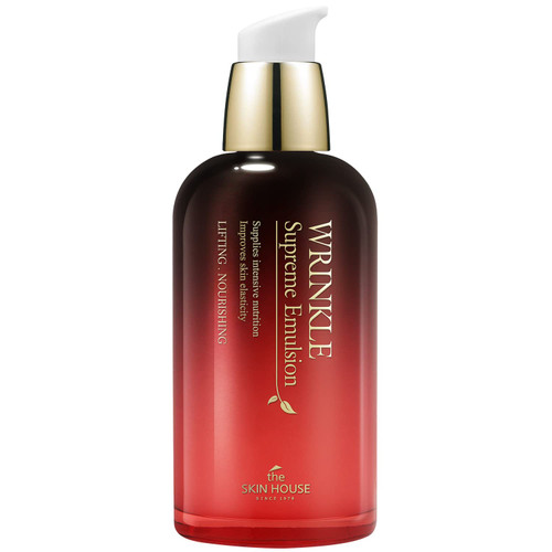 [THE SKIN HOUSE] Wrinkle Supreme Emulsion 130ml (4.40 fl.oz) Ginseng Extract Skin Rejuvenating Face Moisturiser Korean Skin Care
