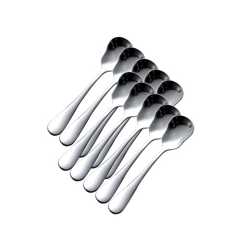 Tablespoons 10pcs Stainless Steel Dessert Spoon Yogurt Spoon Ice Cream Spoon Small Spoon Coffee Spoon Stirring Serving Spoon