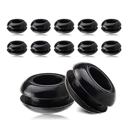 12 PCS Airlock Grommet, Fermenter Lid Grommet,Silicone Grommets For Mason Jars/Airlock/Straws/Plastic Bucket Fermenter Lids,5/8" OD & 3/8" ID (fermenter grommet)