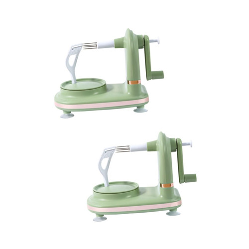 Amosfun 2pcs Fruit Peeler Manual Fruits Peeler Pelador De Papas Peeler for Home Kitchen Peeler Vegetables Peeler Apples Skinner Pear Peeler Hand Peeling To Rotate Tomato Stainless Steel