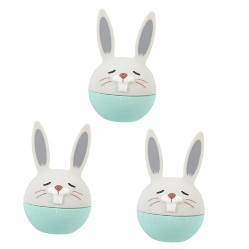 3pcs Kitchen Timer Cute Clock Desk Timer Mechanical Timer for Kids Timer for Cooking Visual Timer for Kids Novelty Kitchen Kid Clock Desktop Timer Timers Portable Tool Student Abs
