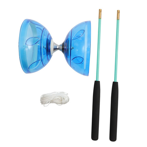 VICASKY 1 Set Double-Headed Diabolo Yoyo Chinese Yo Yo for Kids Chinese Yoyo for Kids Diabolo Juggling Toy Diabolo Yoyo Bearing Diabolo Kids Toys Top Classic Soft Rubber Child