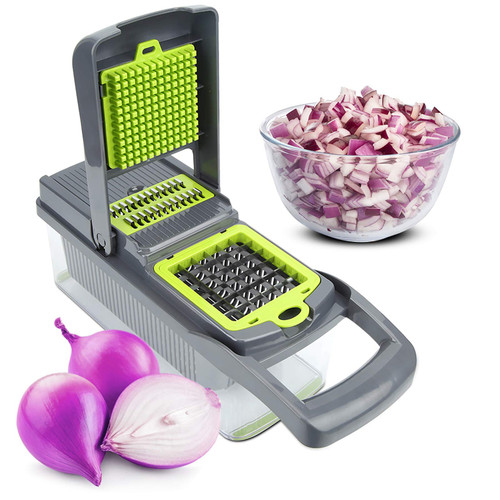 Kitchen 6-in-1 Manual Potato Slicing Tool Vegetable Fruit Cutter Peeler Carrot Grater Dicer Kitchen Tools