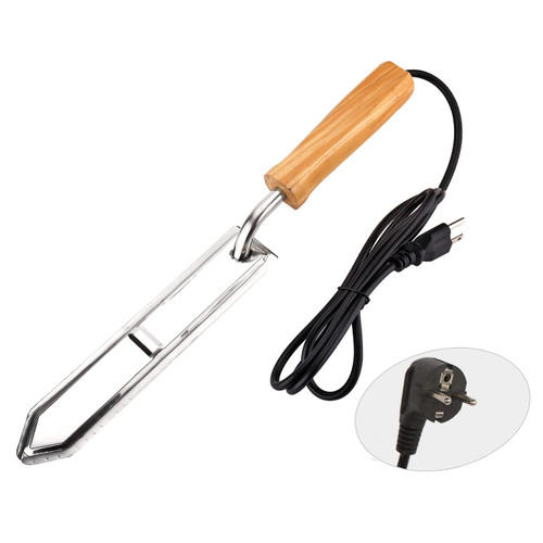 Honey Uncapping Hot Knife for Honey Combs Electric Heating Honey Scraper for Beekeeper Beekeeping Stainless Steel Tools Extractor Equipment