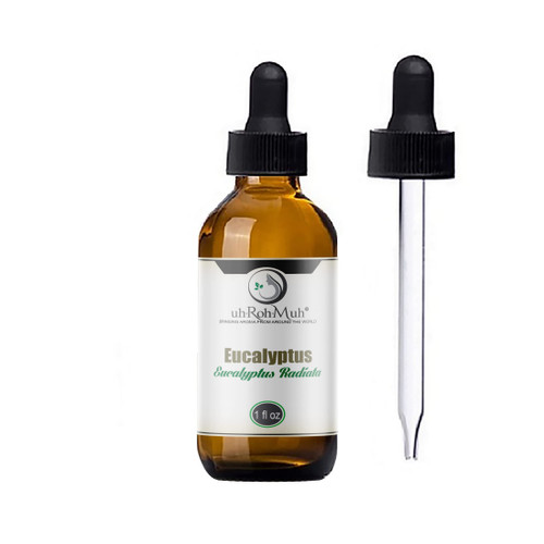 Pure Certified Organic Eucalyptus Radiata Essential Oil || South Africa - (1 oz w/Pipette) Pure Certified Organic Eucalyptus Radiata Essential Oil || South Africa - (1 oz w/Pipette)