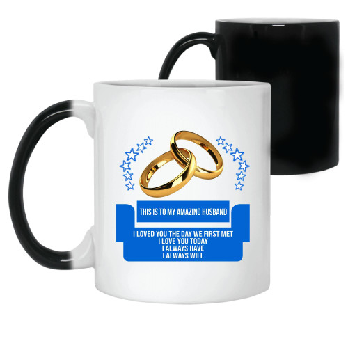 Husband Gift Heat Changing Mug Love Gifts for Him 11oz 15oz Color Changing Mug Husband Gift Heat Changing Mug Love Gifts for Him 11oz 15oz Color Changing Mug