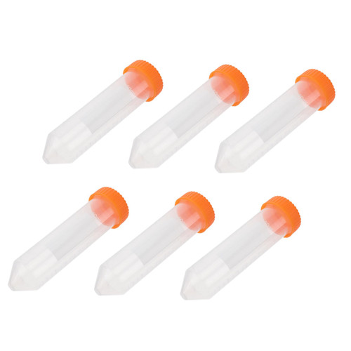 PartyKindom 50pcs Centrifuge Tube Cone Plastic Centrifuge Test Tubes Testing Tube Plastic Centrifuge Tube Conical Tubes 50ml Centrifuge Tube 50ml Test Tube Teeth Experimental Consumables Screw