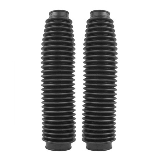 Polisport Fork Boots Black - Fits: Kawasaki KLR650 1987-2018