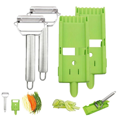 Zestio Peeler,Zestio Tool,Zestio Multi Peeler Set,Multi Peelers for Kitchen Zestio,Potato Apple Vegetable Peelers for Kitchen,Vegetable Cutter,Veggie Slicer,Fruit Peeler Machine (Color : 2set)