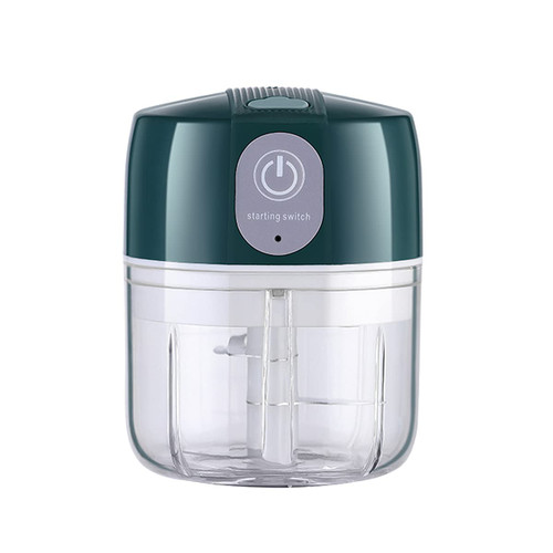 MHUI Electric Mini Garlic Chopper, Mini Food Proccessor, Garlic Mincer Vegetable Chopper for Onion Ginger Meat Spices Baby Food, 250Ml,Green MHUI Electric Mini Garlic Chopper, Mini Food Proccessor, Garlic Mincer Vegetable Chopper for Onion Ginger Meat Spices Baby Food, 250Ml,Green
