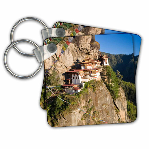 3dRose Key Chains Taktsang Dzong monastery or Tigers Nest, Paro, Bhutan (kc-225346-3) 3dRose Key Chains Taktsang Dzong monastery or Tigers Nest, Paro, Bhutan (kc-225346-3)