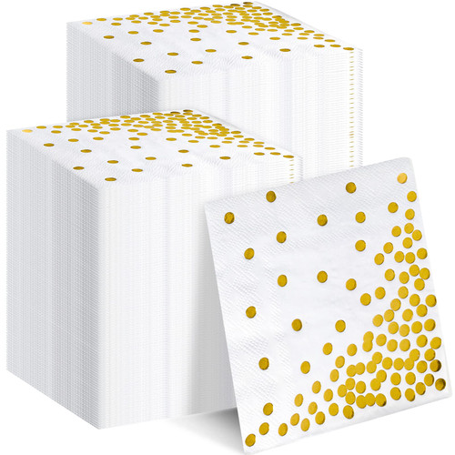 400 Pack Disposable Gold Foil Cocktail Napkins Gold Paper Napkins Folded 5 x 5 Inches Bar Napkins Disposable Party Napkins for Wedding Baby Shower Birthday Graduation 400 Pack Disposable Gold Foil Cocktail Napkins Gold Paper Napkins Folded 5 x 5 Inches Bar Napkins Disposable Party Napkins for Wedding Baby Shower Birthday Graduation