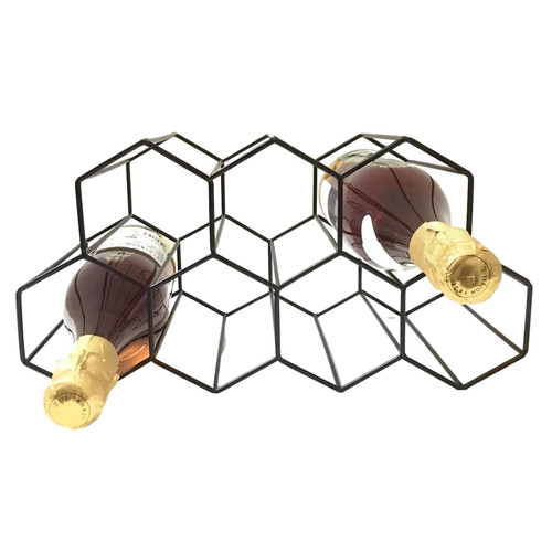 AYKHDS Wine Glass Holder, 7 Bottles Free-Stand Black Glass Wine Organizer for Cabinet, Wine Rack, Red Wine Bar Accessories, Alcohol Bottle Storage Organizer Rack AYKHDS Wine Glass Holder, 7 Bottles Free-Stand Black Glass Wine Organizer for Cabinet, Wine Rack, Red Wine Bar Accessories, Alcohol Bottle Storage Organizer Rack