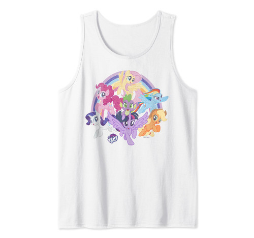 My Little Pony: Friendship Is Magic Rainbow Pony Group Shot Tank Top