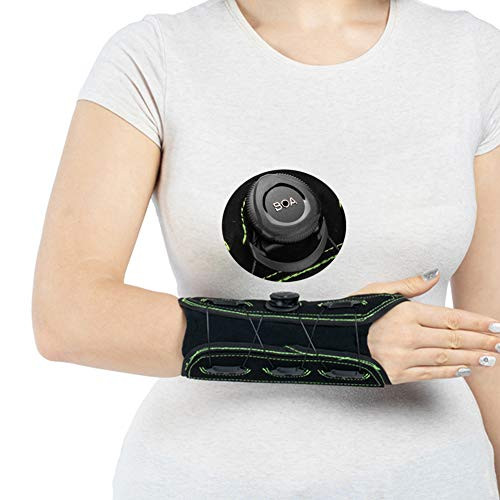 Carpal Tunnel Wrist Brace,Night Wrist Sleep Support with Advanced BOA Technology Brace for Wrist Sprain, Arthritis, Tendonitis Pain Relief-Right Hand Medium