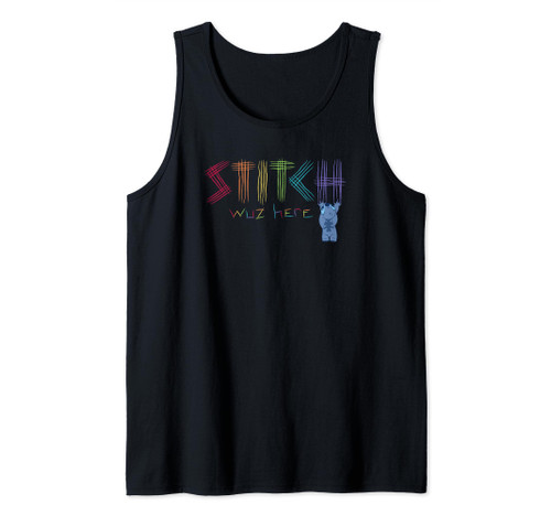 Disney Lilo & Stitch Rainbow Stitch Was Here Pride Scratch Tank Top