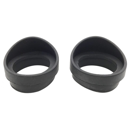 ZTBH Microscope Accessories Kit 2pcs Stero Microscope Eyepiece 32-35mm Eye Caps Microscope Slides