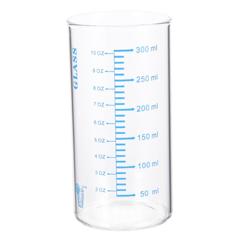 WRITWAA 3pcs High Borosilicate Glass Home Water Cup Liquid Containers Glass Coffee Container Glass Containers for Liquids Glass Cups Scale Milk Cup Drink Cup Child Multipurpose