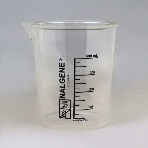 Nalgene Griffin Beaker, Low Form, Polymethylpentene, 400 mL