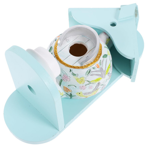 FUNOMOCYA 1 Set Bird Feeder Outdoors Hanging Birdhouse Viewing Outside Birdhouse Outdoor Wood Bird House Decor Garden Bird House Parrot House Wooden The Bird's Nest Feed The Birds