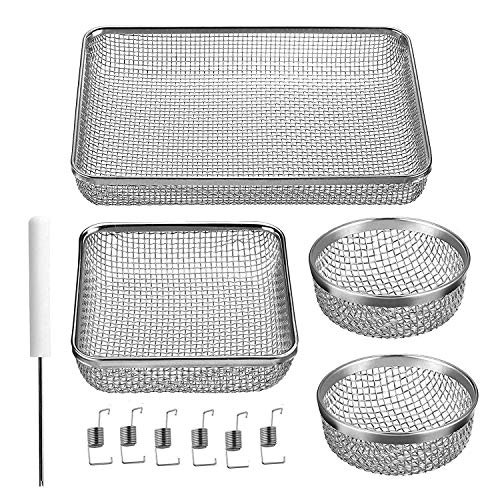 RV Furnace Screen for RV Water Heater Vent Cover, RV Bugs Screen,Flying Insect Screen,Stainless Steel Mesh with Installation Tool