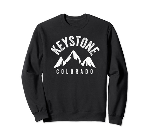 Vintage Keystone CO Colorado Skyline Rocky Mountain Scenery Sweatshirt Vintage Keystone CO Colorado Skyline Rocky Mountain Scenery Sweatshirt