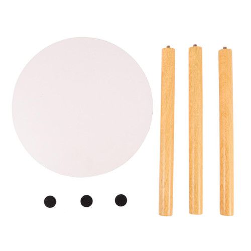 ABOOFAN Tea Table Wooden Bedside Table Wooden Coffee Tables Wood Side Table Small Sofa Round Nightstand Wood End Tables Small Coffee Table Wooden End Table Wooden Table Bamboo White Simple