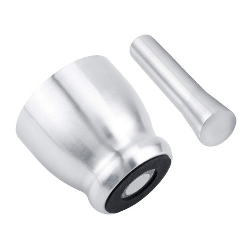 Mortar Pestle Set Mortar Pestle Set Stainless Steel Silver Stainless Steel Mortar Pestle Grinder Beans Garlic Spices Foodstuffs Kitchen Tool