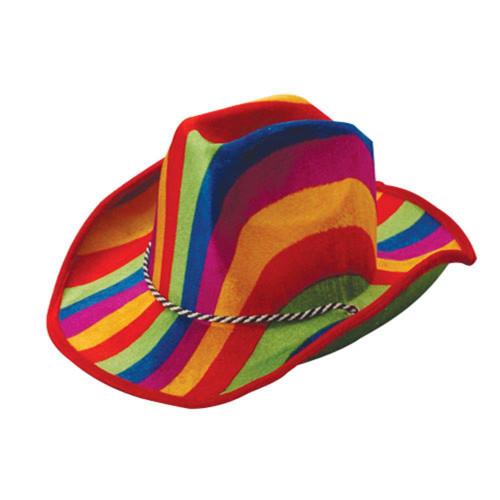 U.S. Toy Rainbow Stripe Cowboy Hat U.S. Toy Rainbow Stripe Cowboy Hat