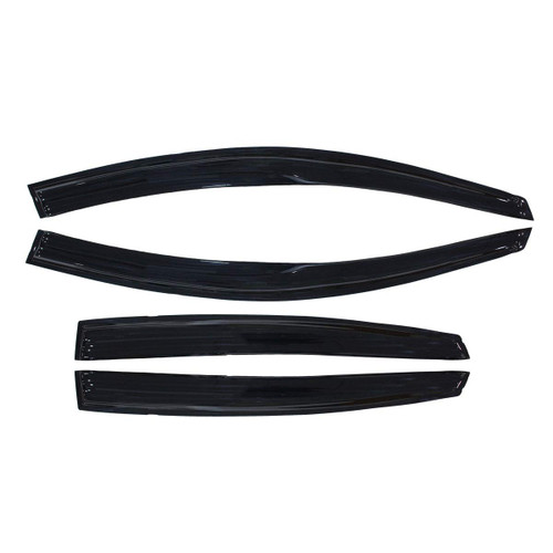 NewYall Pack of 4 Front Rear Left Driver and Right Passenger Side Smoke Window Visor Sun Guard Vent Deflector