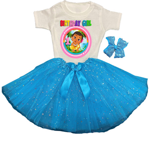 Moana Birthday Shirt/Tutu Outfit Birthday tutu dress Birthday Party shirt 1st Birthday