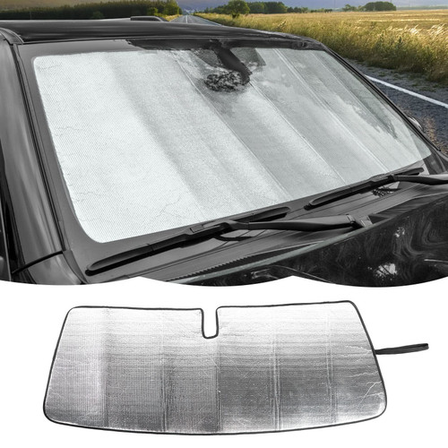 Windshield Sunshade Sun Shade Heat Shield Window Sun Visor Mat for for Toyota 4Runner 2017 2018 2019 2020 2021 2022 2023,Silver
