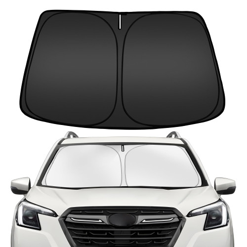 ARISMOTOR Windshield Sun Shade for S-ubaru Forester 2019-2024, Custom Fit Foldable Front Window Sunshade Sun Visor Protector, Block UV Rays Keep Your Car Cooler