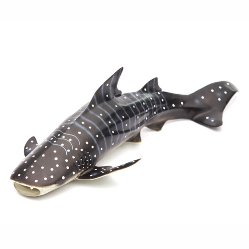 Willkos Sea Life Whale Shark Action Figure Wild Shark Model Toy Soft Rubber Realistic Ocean Shark Educational Ocean Animal Figurine, Collection Gift, Bath Toy Role Play Toys for Kids