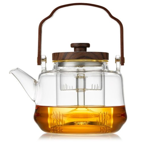 Glass Tea Kettle with Infuser 1090ml/36.9oz, Unbreakable Heat Resistant Borosilicate Glass Tea Pot with Infusers for Loose Tea & Blooming Tea Flowers, Glass Teapot for Stovetop Safe Glass Tea Kettle with Infuser 1090ml/36.9oz, Unbreakable Heat Resistant Borosilicate Glass Tea Pot with Infusers for Loose Tea & Blooming Tea Flowers, Glass Teapot for Stovetop Safe