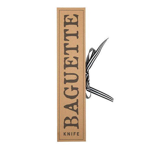 Santa Barbara Design Studio Gift Set Kitchen Essentials TableSugar Kraft Cardboard Book Gift Box, 13.75-Inch, Baguette Knife