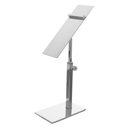 Mobestech 2pcs Adjustable Shoe Display Stainless Steel Shoe Rack Shoe Shelf Display Shelves Insoles for Heels Shoe Display Rack Adjustable Shoe Holder Shoe Riser Wallet Display Stand Shoes