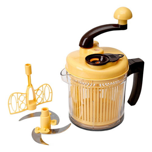 Onion Chopper Food Chopper, Hand Crank Food Processor Chops Chili, Vegetable, Nuts, Fruits, Salad with a Egg Separator