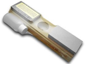 Hard and Soft Arkansas Novaculite Knife Sharpening Stones and Honing Oil Combo
