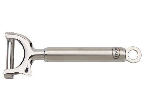 Rosle Stainless Steel Crosswise Swivel Peeler, 7-inch