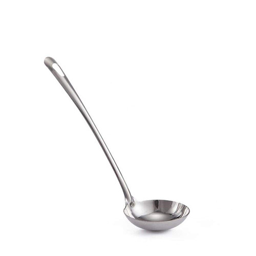 Tablespoons Soup Spoon Dinner Spoon Set Stainless steel Long-handled Soup Ladles Service Ladle Kitchen Spoons Dessert Spoons (Size : S)